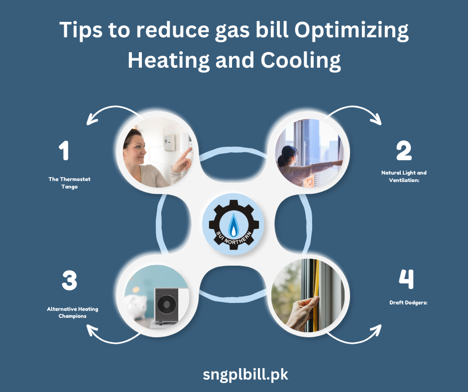 Tips to reduce gas bill Optimizing Heating and Cooling