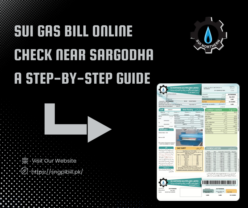 Sui Gas Bill Online check Near Sargodha A Step-by-Step Guide